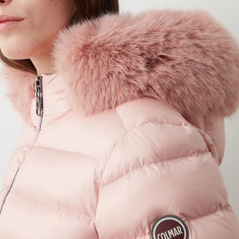 COLMAR FW24 Down Jacket Women's Milkshake Pink-4