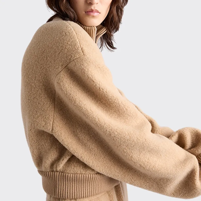 PRADA Fleece Cotton Jacket-3