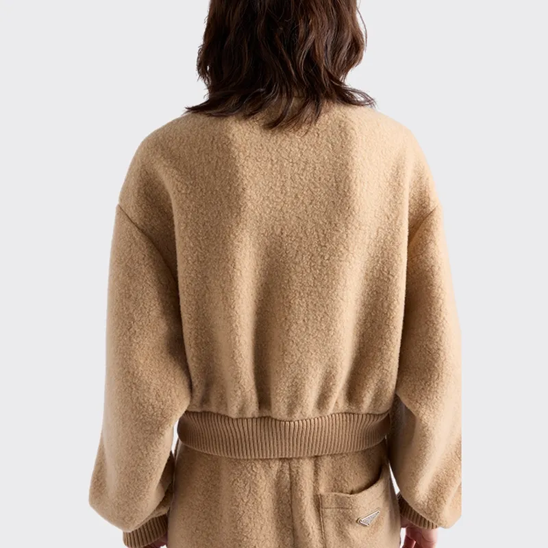 PRADA Fleece Cotton Jacket-2