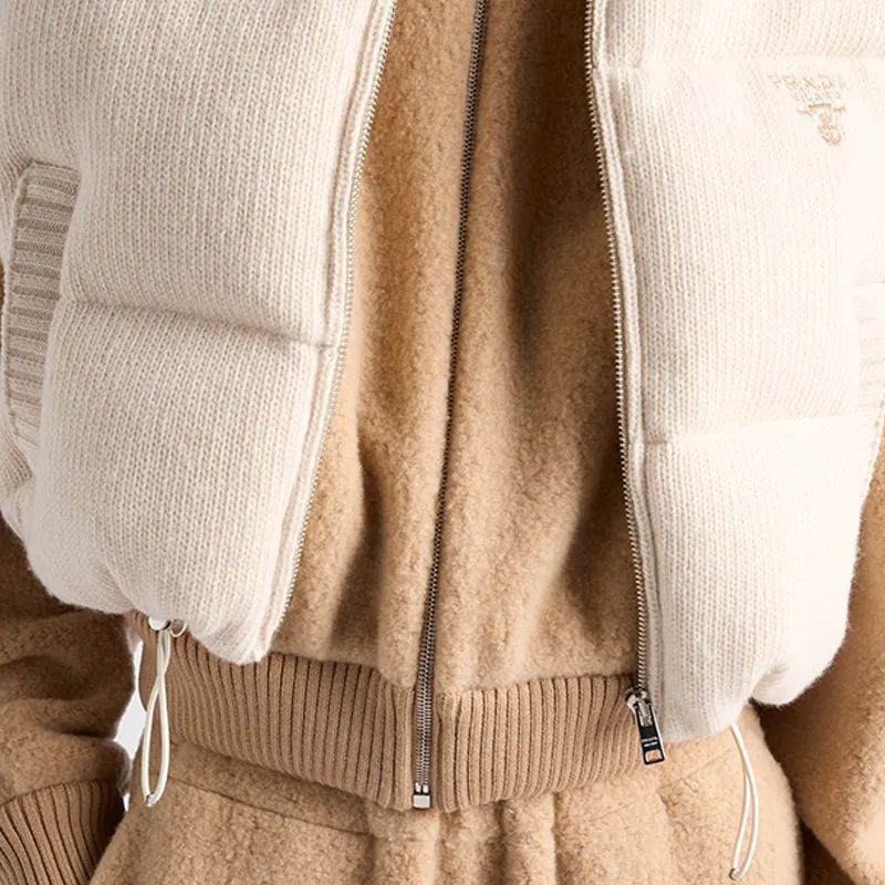 PRADA Fleece Cotton Jacket-4