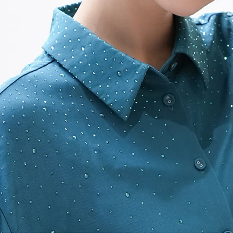 BESIONIA FW24 Shirt Women's Peacock Blue-4