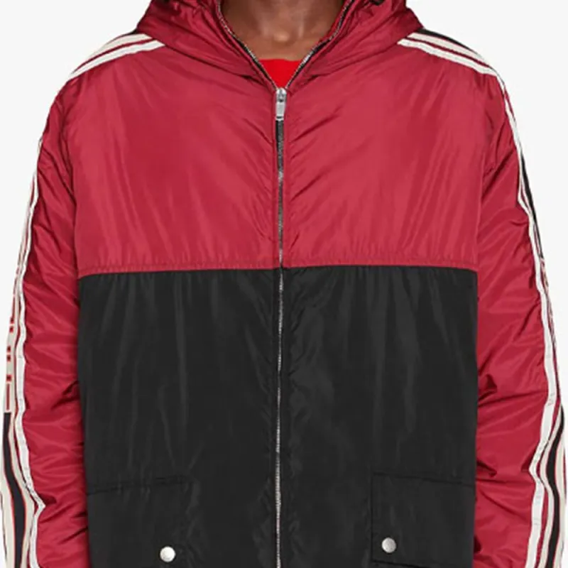 GUCCI Nylon Coat With GUCCI Stripe-5