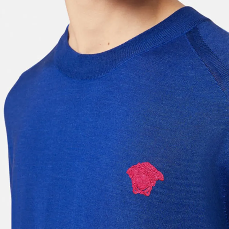 VERSACE Sweatshirts Men Blue-4