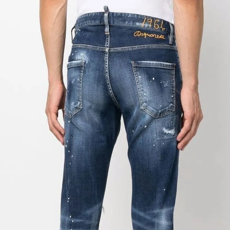 DSQUARED 2 Distressed Medium Hiking Jeans-5