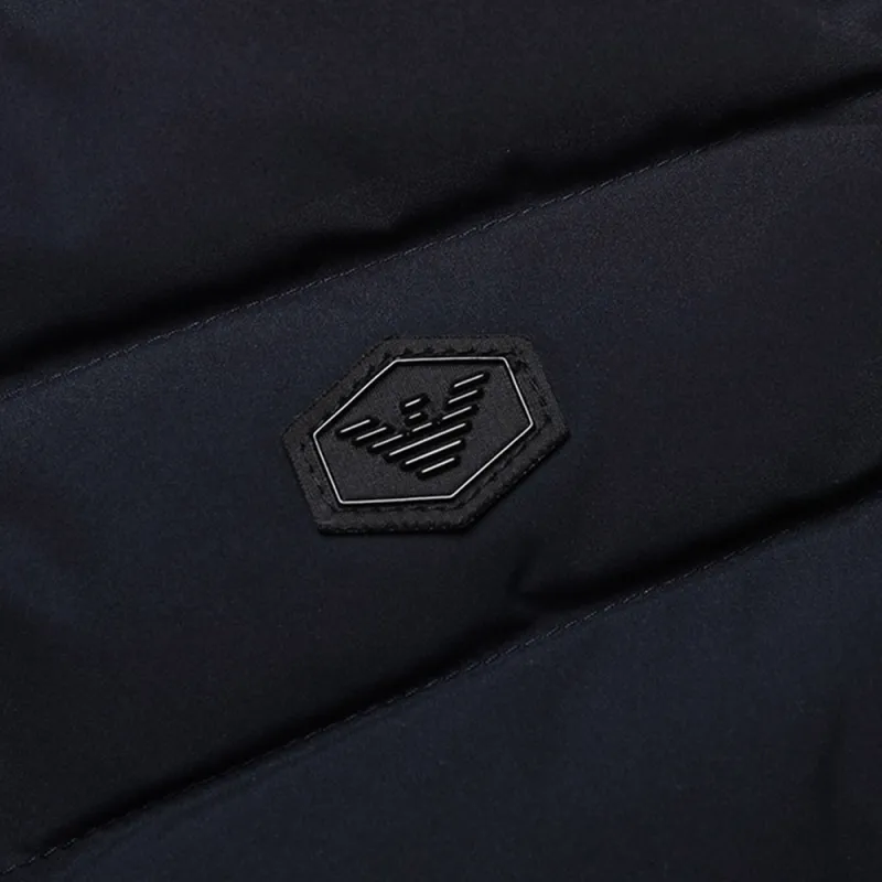 EMPORIO ARMANI Logo Patch Padded Gilet-5
