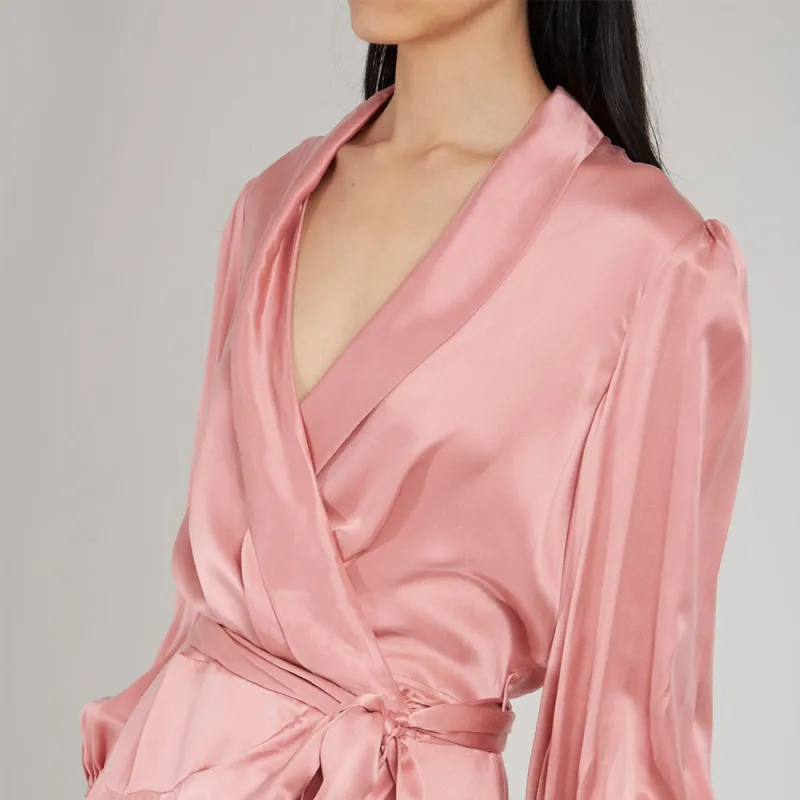 Zimmermann Silk Wrap Minidress-4