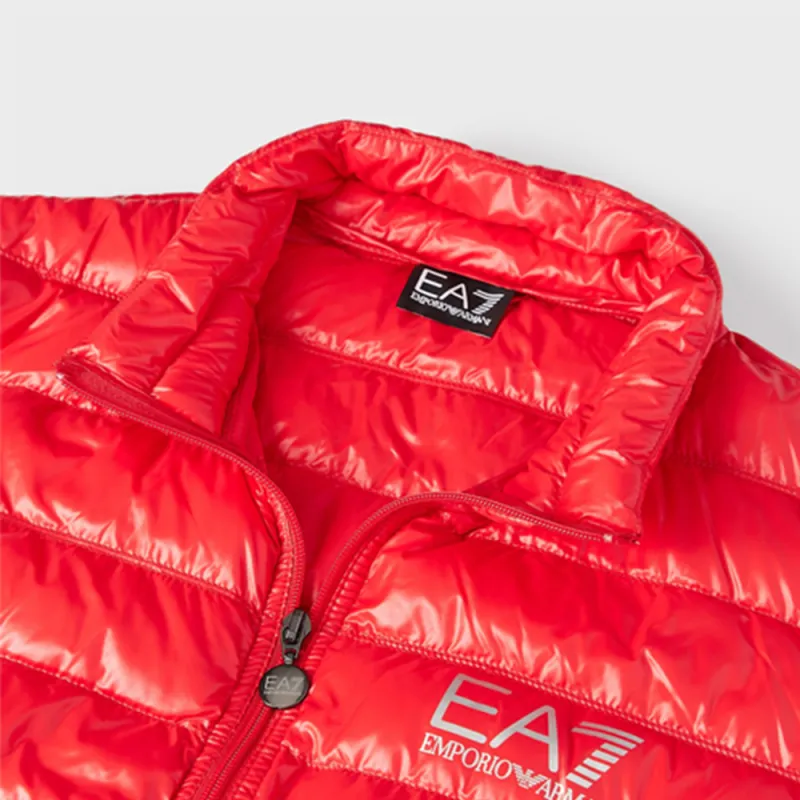 EMPORIO ARMANI EA7 Down Jacket Men's Red-4
