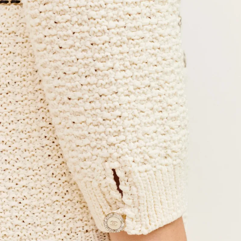 CHANEL SS22 Knitwear Women's Ivory-3
