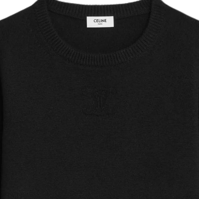CELINE Heritage Crewneck Knit Jumper-4