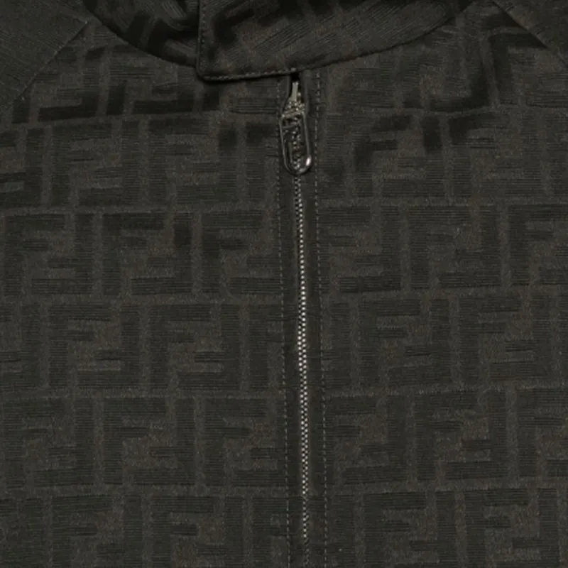 FENDI FF pattern Bomber Jacket-5