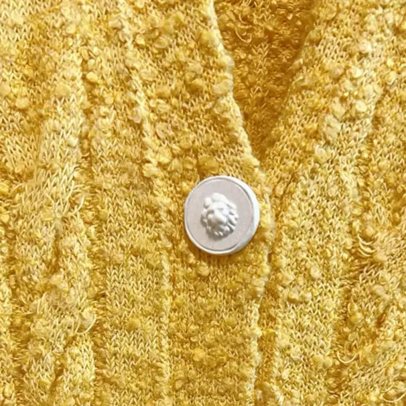 CHANEL Knitwear Women's Yellow-4