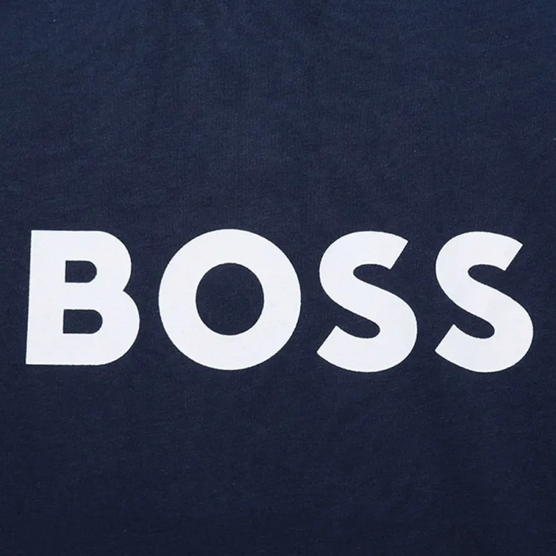 HUGO BOSS Short Sleeved T Shirts Men's Dark Blue-5