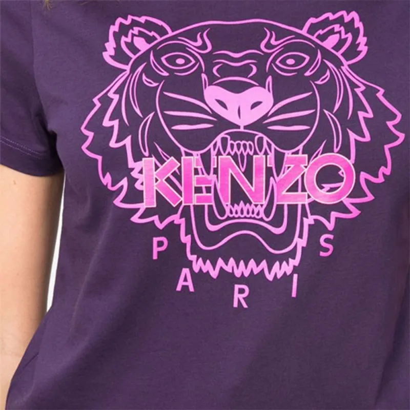 KENZO T-Shirts Women's Purple-4