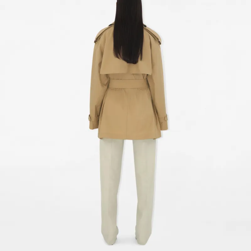 Burberry Cotton Waterproof Trench Coat-5