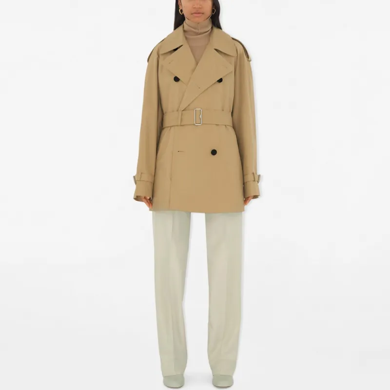 Burberry Cotton Waterproof Trench Coat-4