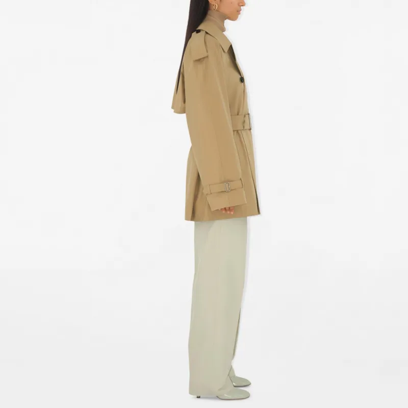 Burberry Cotton Waterproof Trench Coat-6