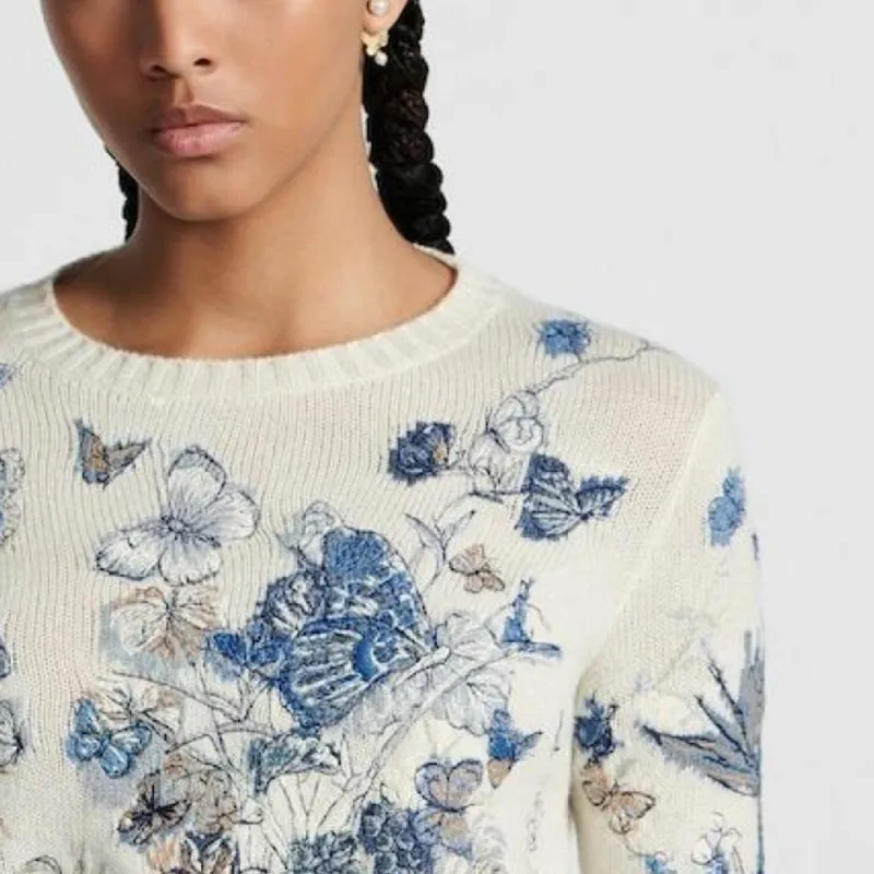 DIOR Sweaters Women's Blue-5
