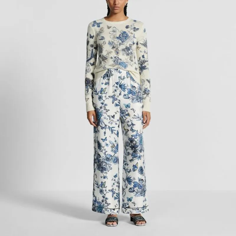 DIOR Sweaters Women's Blue-1