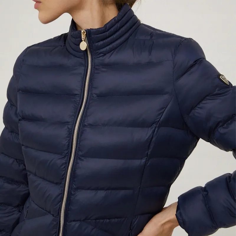 EMPORIO ARMANI EA7 FW21 Puffer Jacket Women's Blue-4