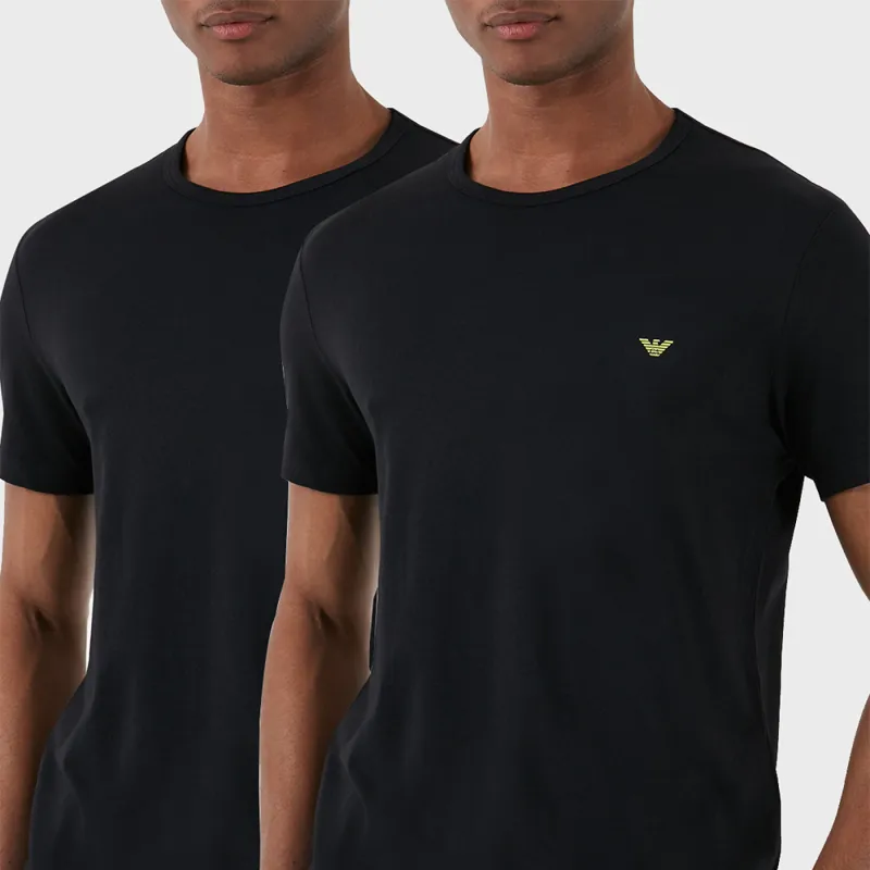 EMPORIO ARMANI T Shirt Men's 2 Pack Black-6