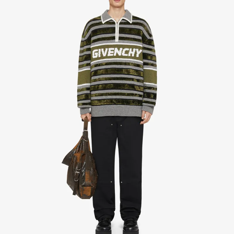 GIVENCHY Sweater Men's Gray Green-1