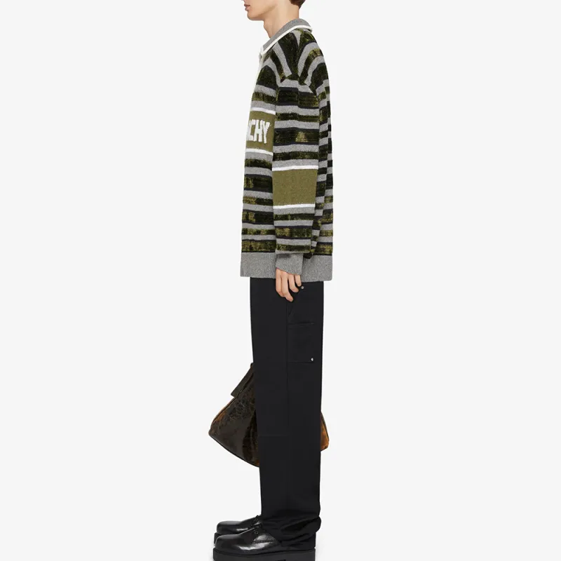 GIVENCHY Sweater Men's Gray Green-3