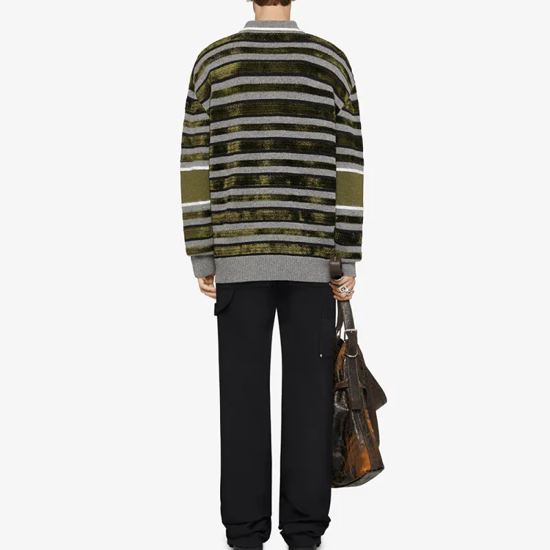 GIVENCHY Sweater Men's Gray Green-2