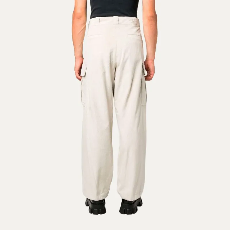 PRADA Cargo Pants Men Ecru-4