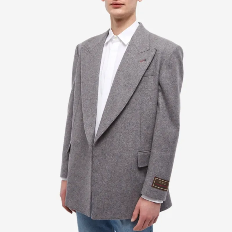 GUCCI Logo Patch Jacket-3