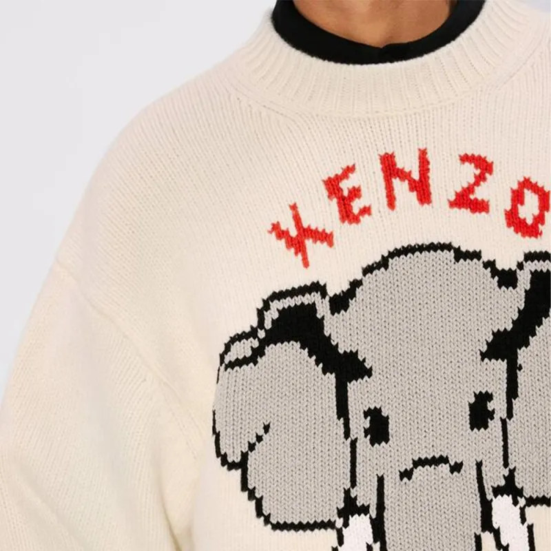 KENZO Sweaters Men Beige-5