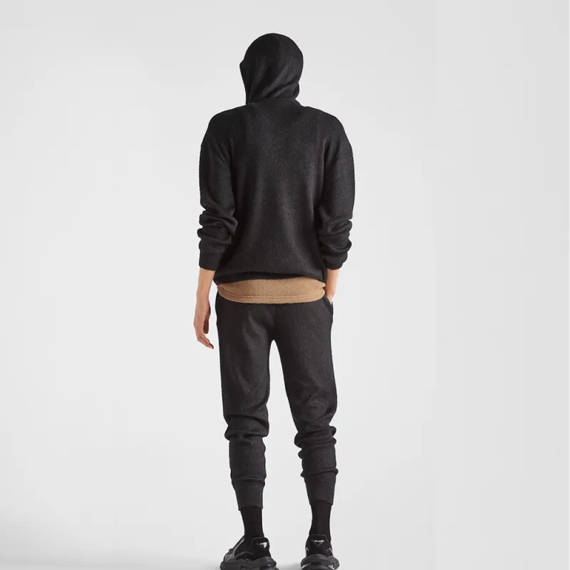PRADA FW21 Sweatshirt Jacket Men's Black-1