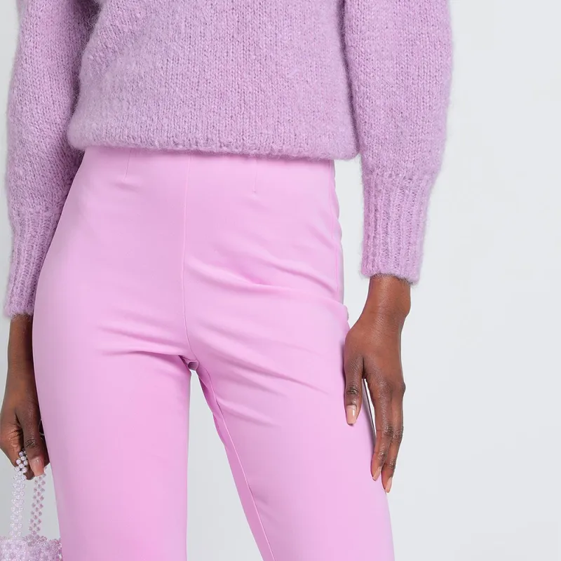 SportMax High Waist Straight Leg Trousers-5