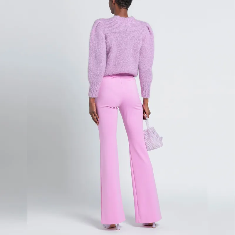 SportMax High Waist Straight Leg Trousers-4