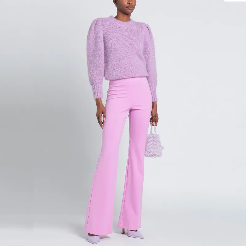 SportMax High Waist Straight Leg Trousers-3