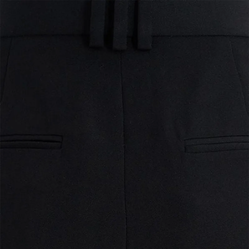 BALMAIN Wide Leg Tailored Trousers-6