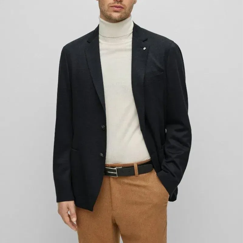 HUGO BOSS FW23 Business Suit Coat Men's Dark Blue-1