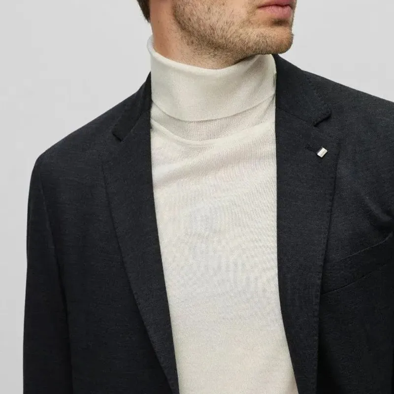 HUGO BOSS FW23 Business Suit Coat Men's Dark Blue-3