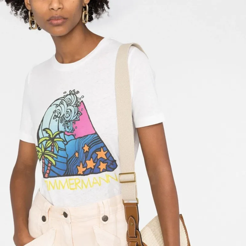 Zimmermann T-Shirt Women's White-2