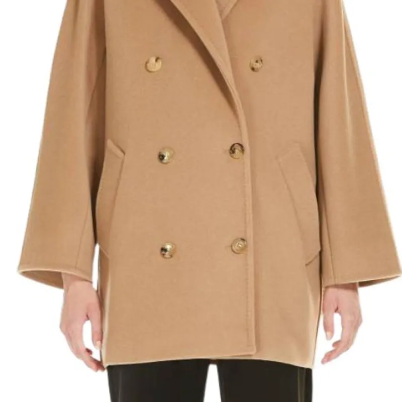 MaxMara Double Breasted Long Sleeved Coat-5