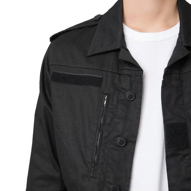 SAINT LAURENT Parka Coats Men's Black-4