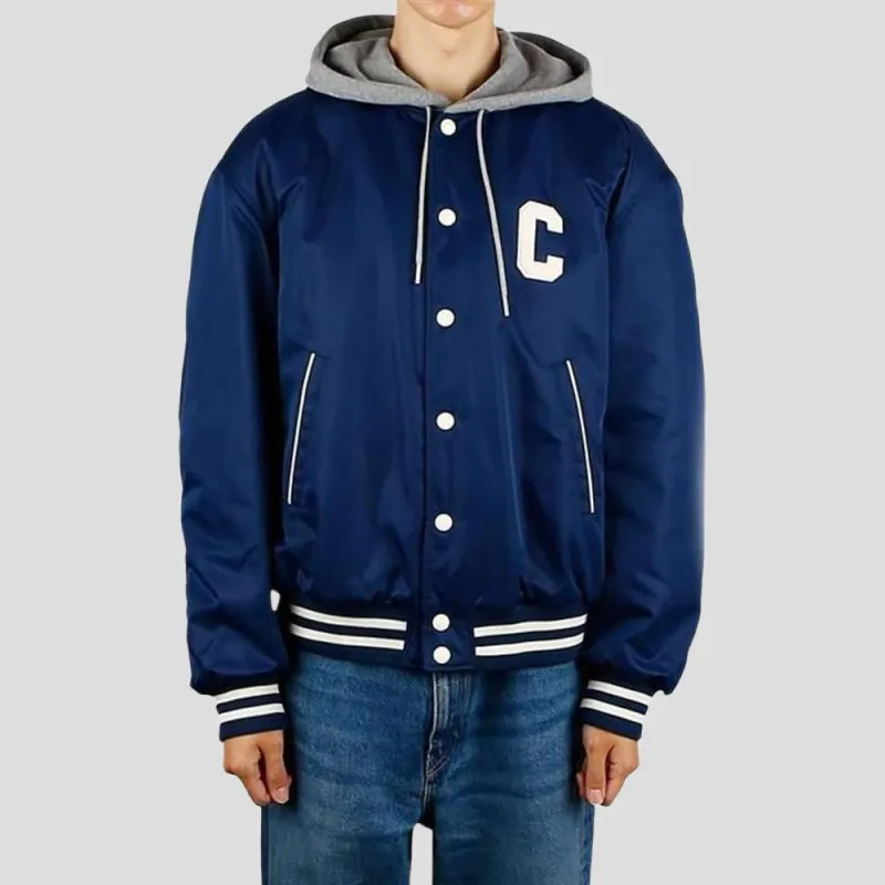 CELINE Oversized Hooded Teddy Jacket In Nylon-2