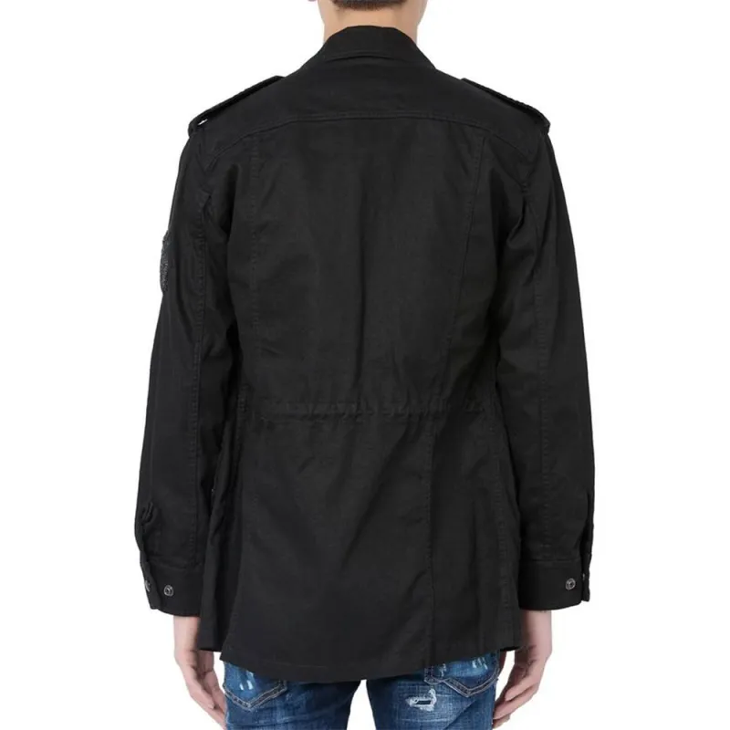 SAINT LAURENT Parka Coats Men's Black-3