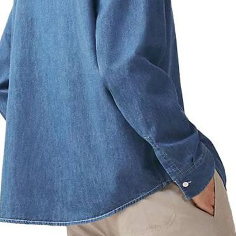 HERMES Denim Jackets Men Indigo-5
