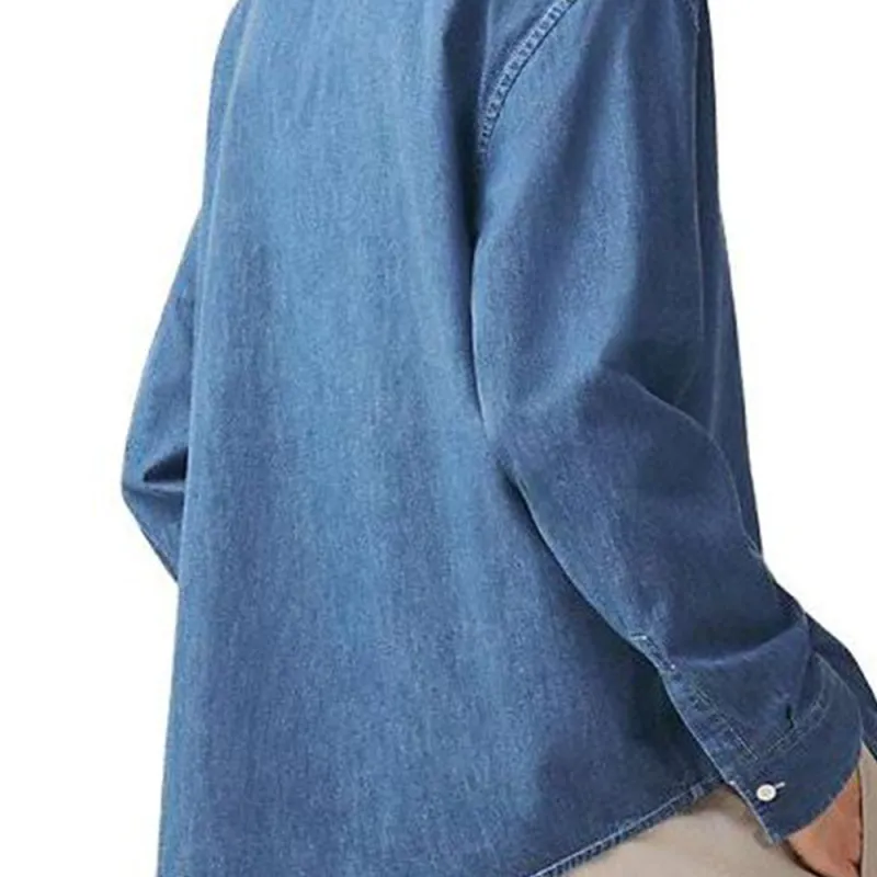 HERMES Denim Jackets Men Indigo-4