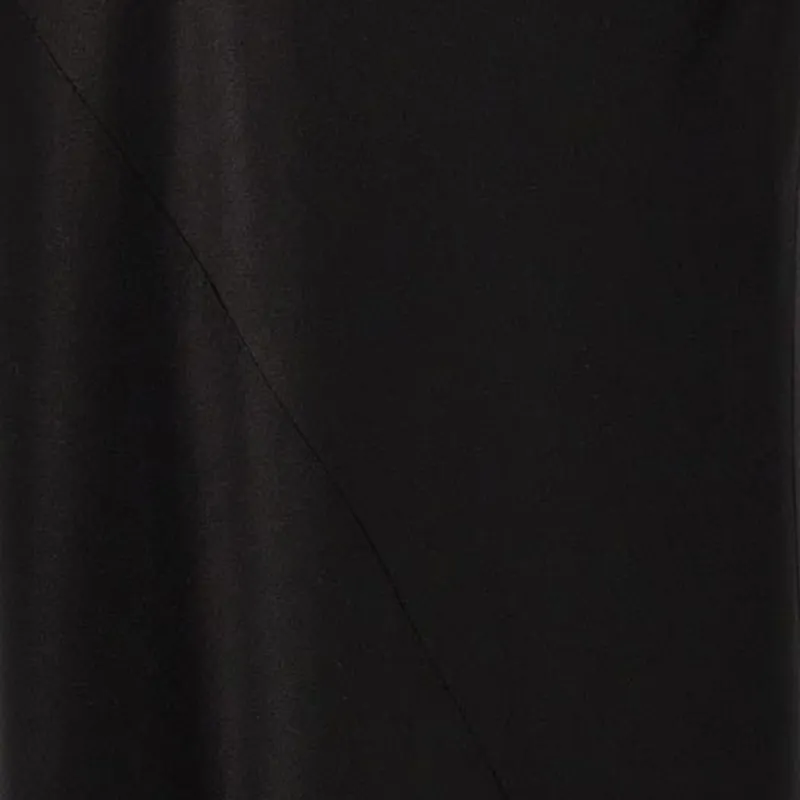 SAINT LAURENT Low Waist Cut Out Long Skirt-4