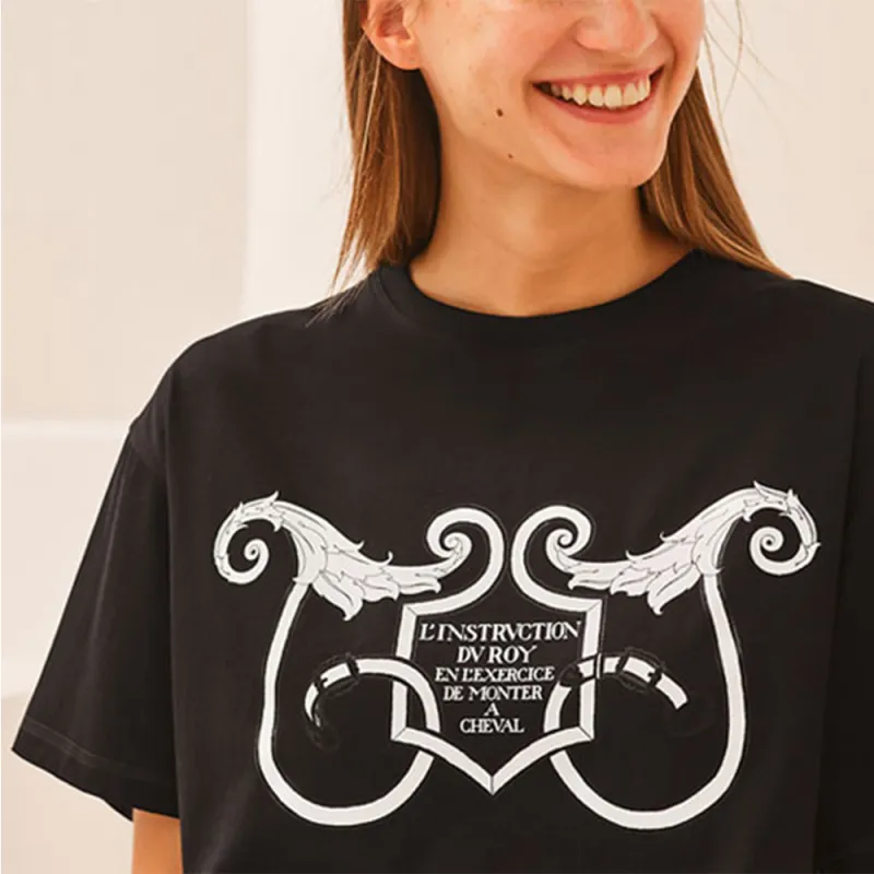 HERMES T Shirts Women's Black-2