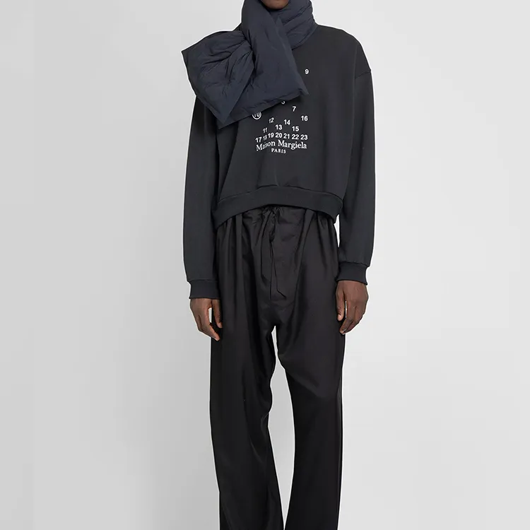 Maison Margiela Numbers motif Cotton Sweatshirt-2