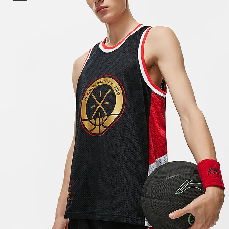 LiNing Wade Collection Basketball Jerseys Unisex Black-4