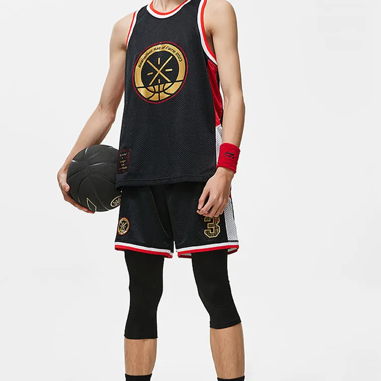 LiNing Wade Collection Basketball Jerseys Unisex Black-3