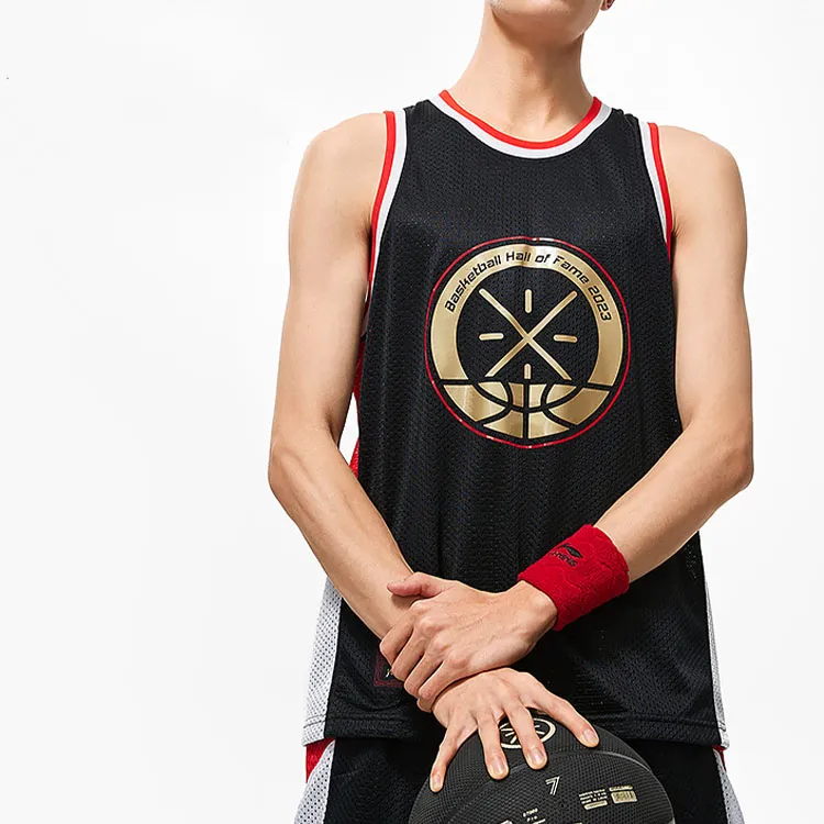 LiNing Wade Collection Basketball Jerseys Unisex Black-2
